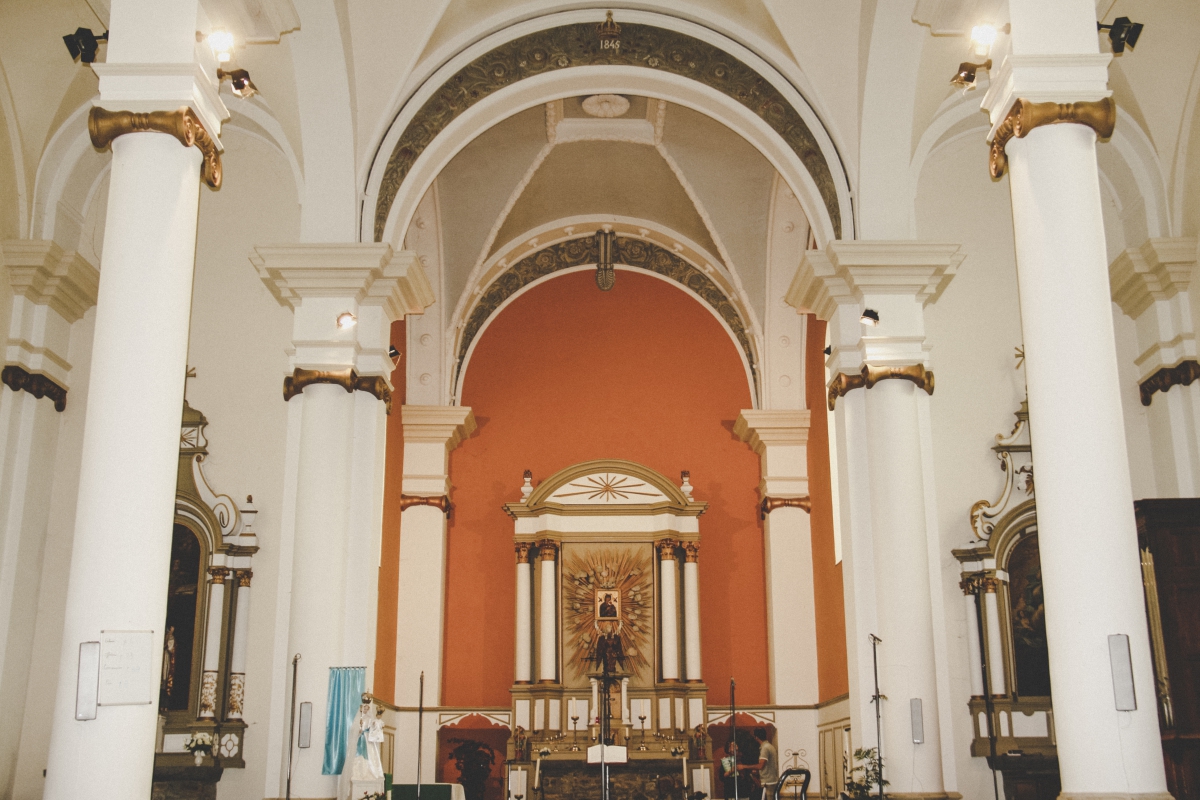Le chœur de l'église